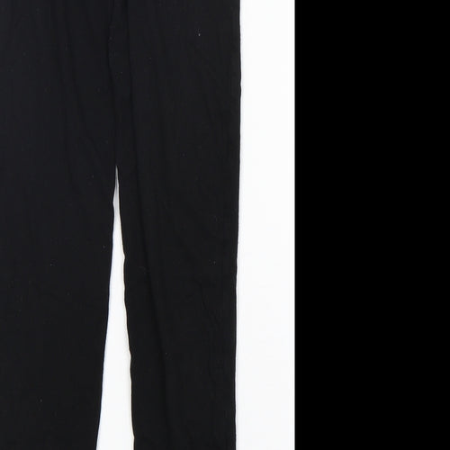 Primark Womens Black  Viscose Jogger Leggings Size 10 L26 in