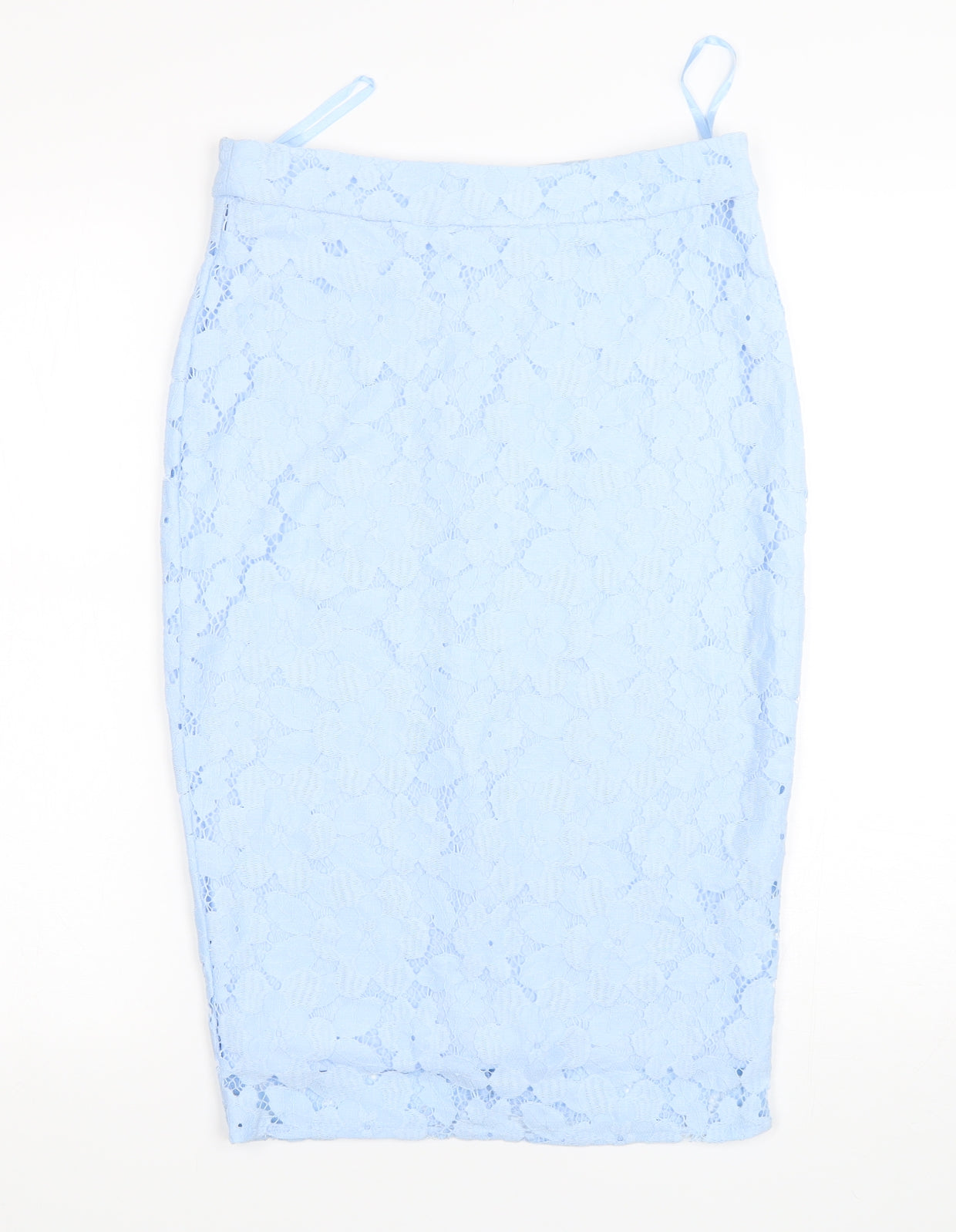 F&F Womens Blue  Polyester Peasant Skirt Size 8