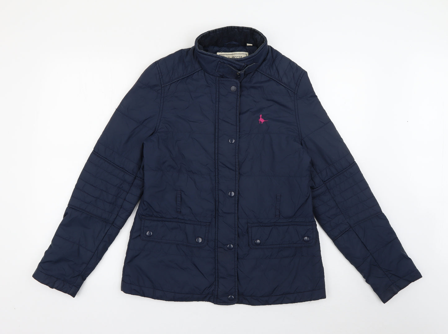 Jack Wills Womens Blue   Jacket Coat Size 12  Zip - Navy
