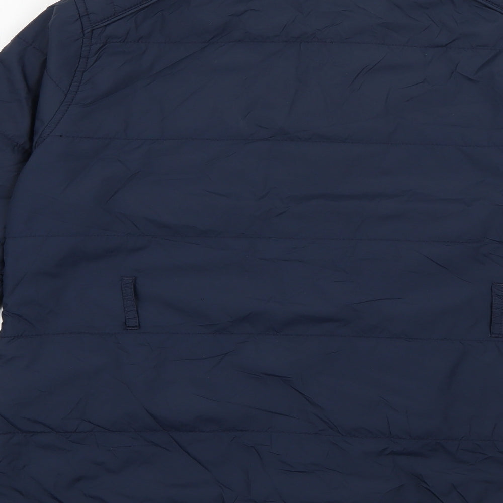 Jack Wills Womens Blue   Jacket Coat Size 12  Zip - Navy