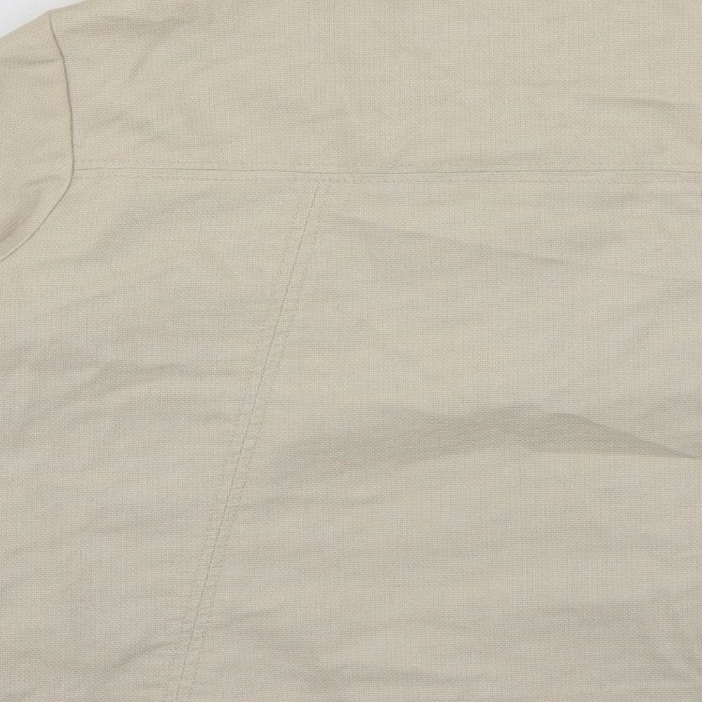 H&M Womens Beige   Jacket  Size 12  Button