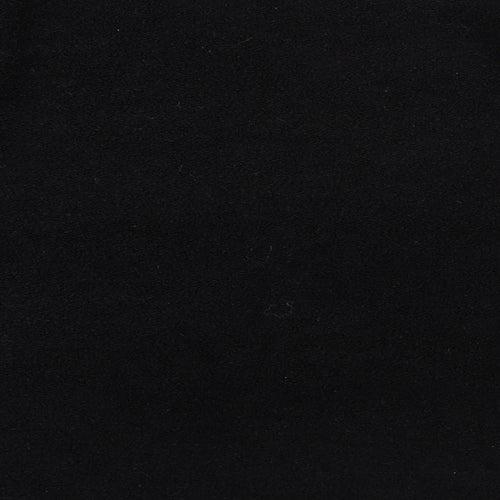 Just Elegance Womens Black Round Neck Striped Acrylic Pullover Jumper Size S