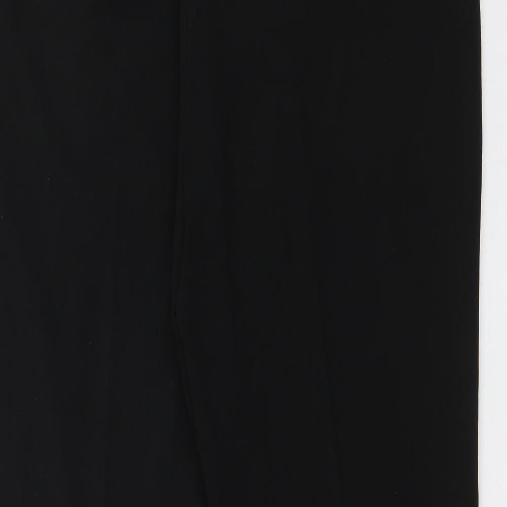 Isle Womens Black  Polyester Trousers  Size 18 L27.5 in Regular