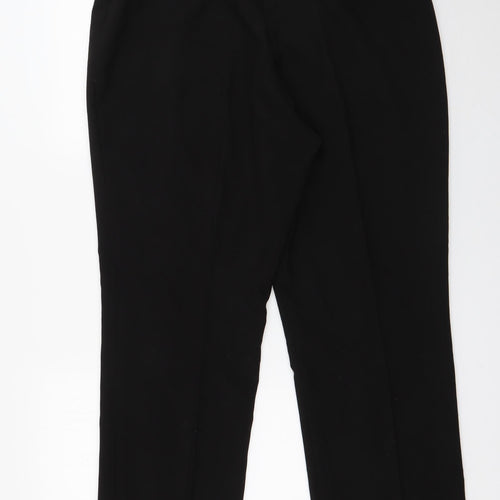 Bonmarché Womens Black  Polyester Trousers  Size 18 L26 in Regular
