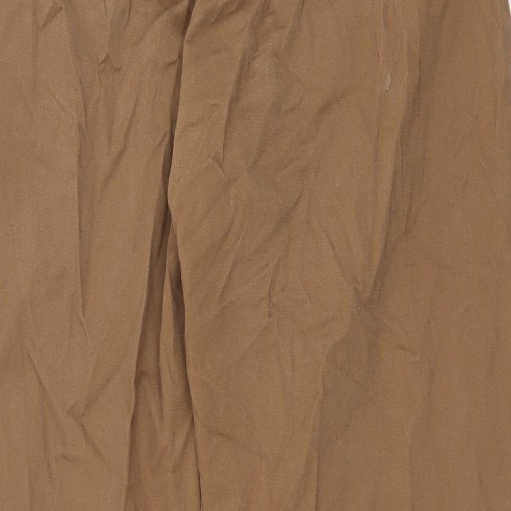 ASOS Mens Brown  Cotton Straight Jeans Size 34 in L32 in Regular Button