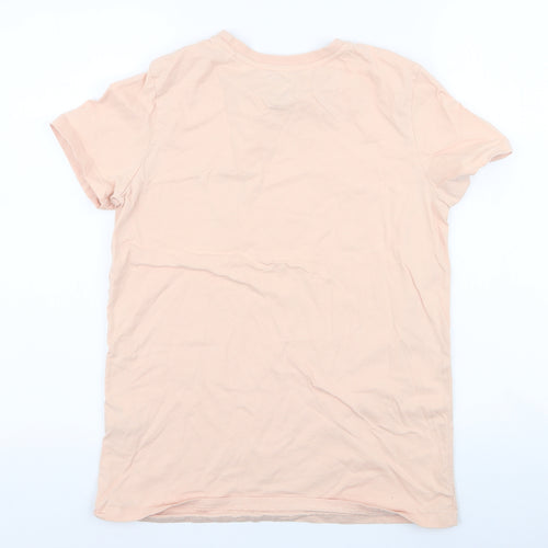 Disney Womens Pink  Polyester Jersey T-Shirt Size XS Round Neck - Winnie the pooh