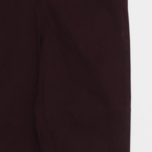 F&F Womens Purple  Cotton Mom Jeans Size 10 L30 in Regular Button