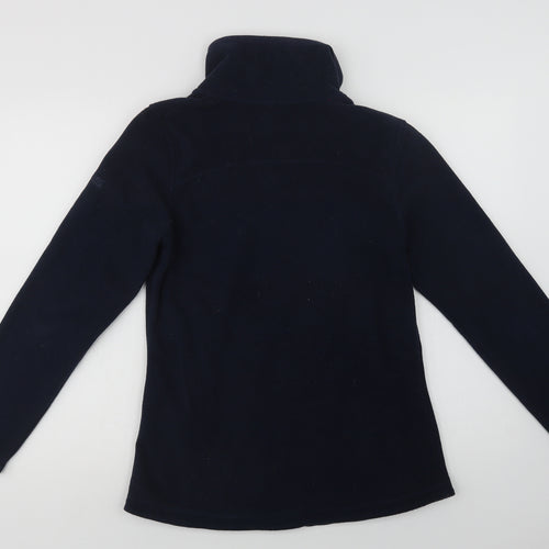 Regatta Womens Blue  Polyester Full Zip Sweatshirt Size 10  Zip