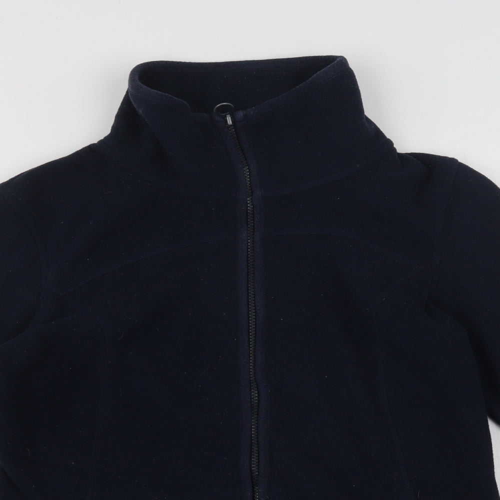 Regatta Womens Blue  Polyester Full Zip Sweatshirt Size 10  Zip