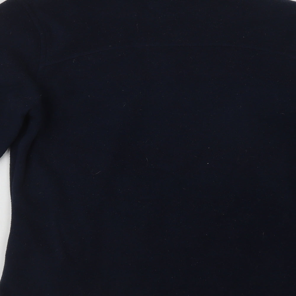 Regatta Womens Blue  Polyester Full Zip Sweatshirt Size 10  Zip