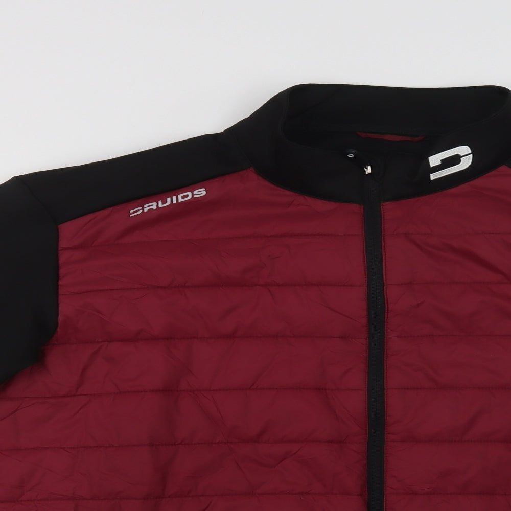 Druids Mens Purple   Windbreaker Jacket Size XL  Zip