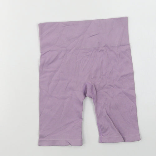 Primark Womens Purple  Nylon Compression Shorts Size 6 L8 in Regular