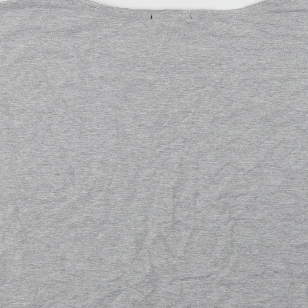 New Look Womens Grey  Cotton Top Pyjama Top Size 28   - Late Nights