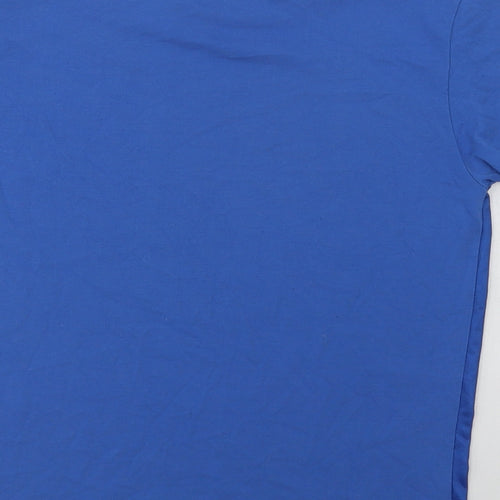 Zhixuan tong Boys Blue  Polyester Basic T-Shirt Size 13 Years Crew Neck  - Fortnite