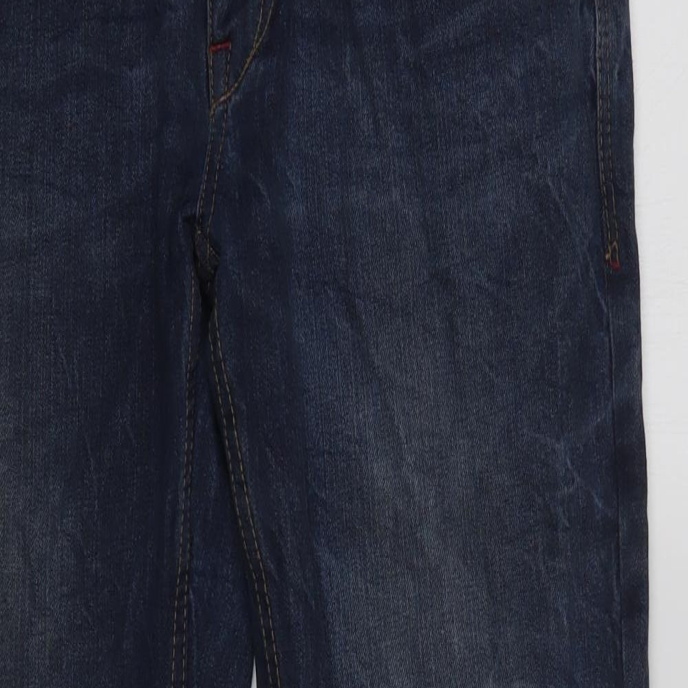 Industrialize Mens Blue  Cotton Straight Jeans Size 32 L30 in Regular Button