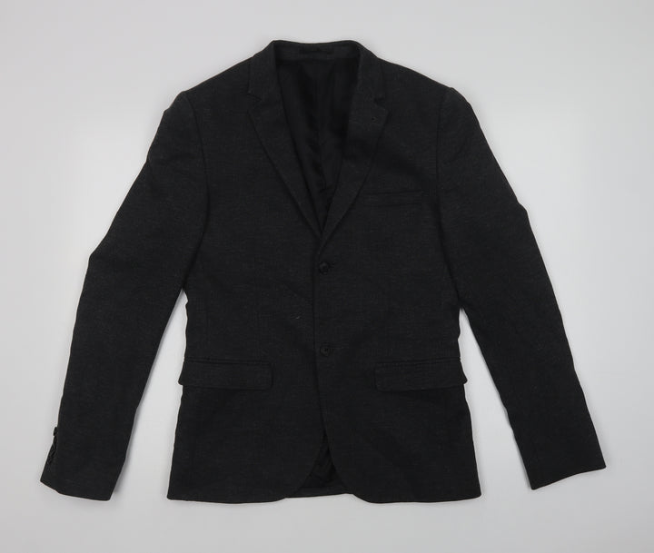 Topman Mens Grey   Jacket Blazer Size 36  Button