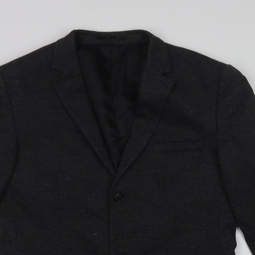 Topman Mens Grey   Jacket Blazer Size 36  Button