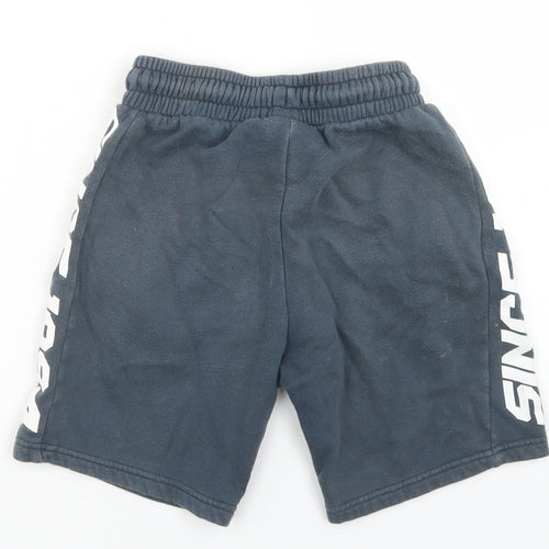 George Boys Grey  Cotton Sweat Shorts Size 9-10 Years  Regular Drawstring - PlayStation