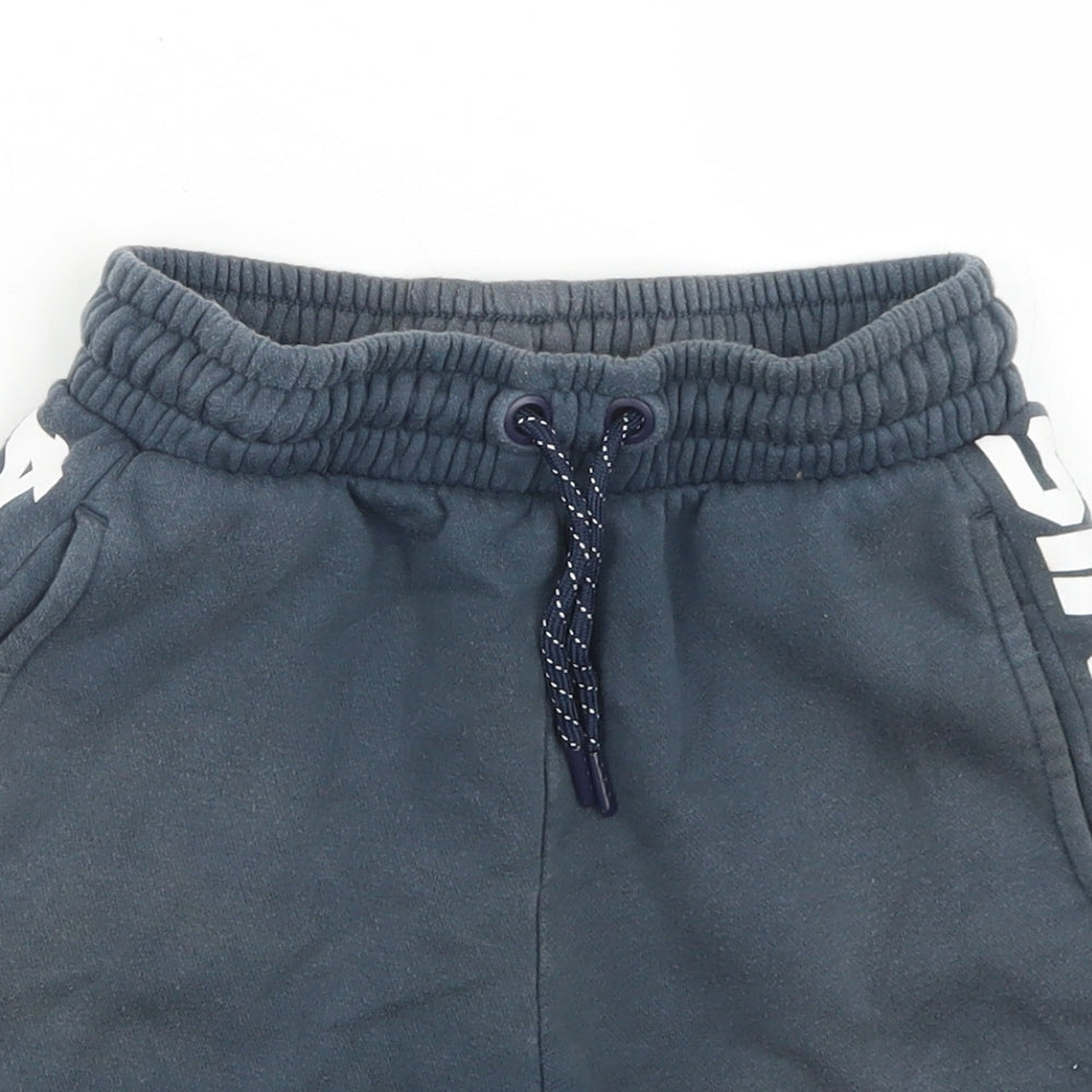 George Boys Grey  Cotton Sweat Shorts Size 9-10 Years  Regular Drawstring - PlayStation