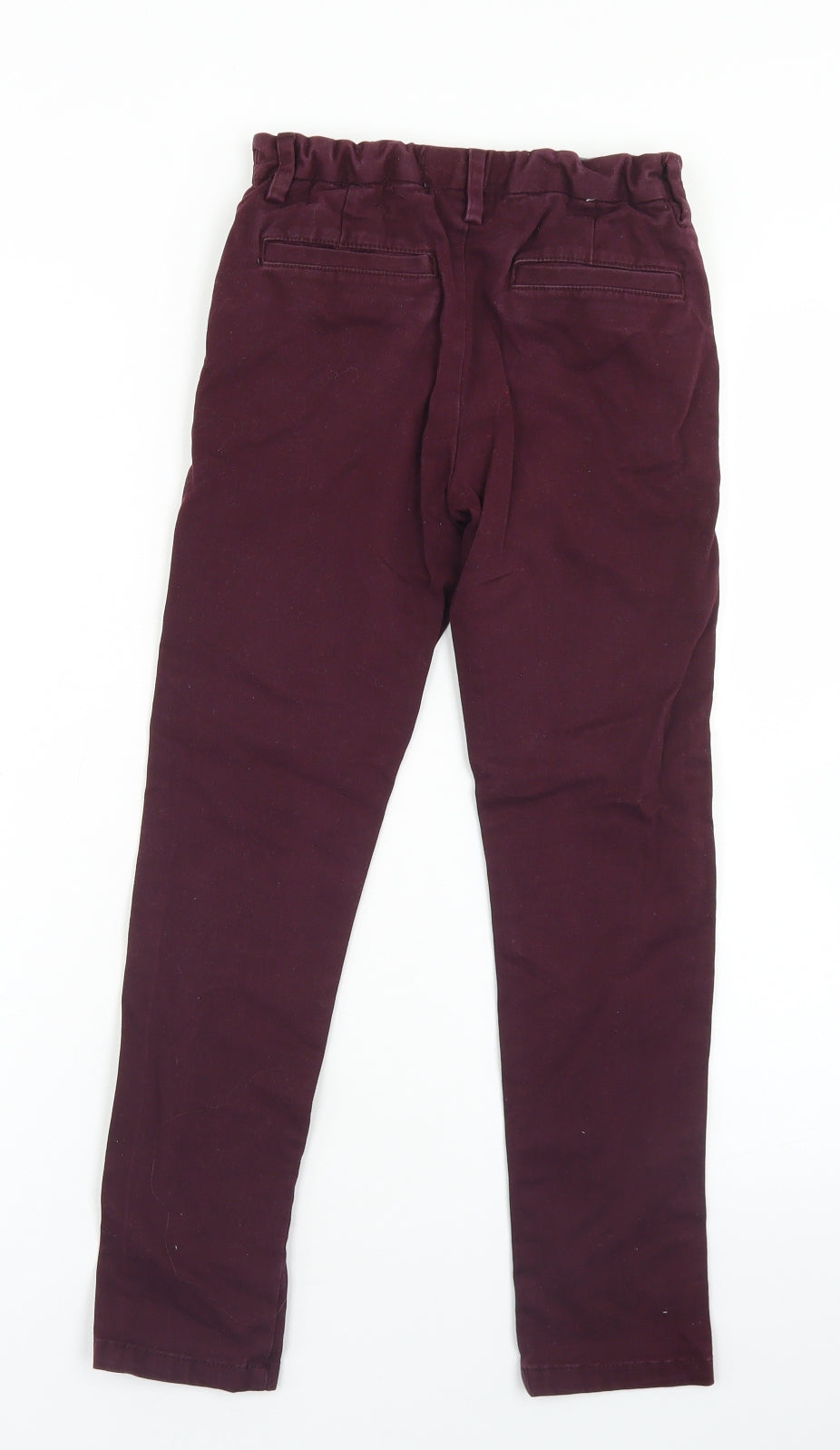 NEXT Boys Purple  Cotton Chino Trousers Size 9 Months  Regular Button