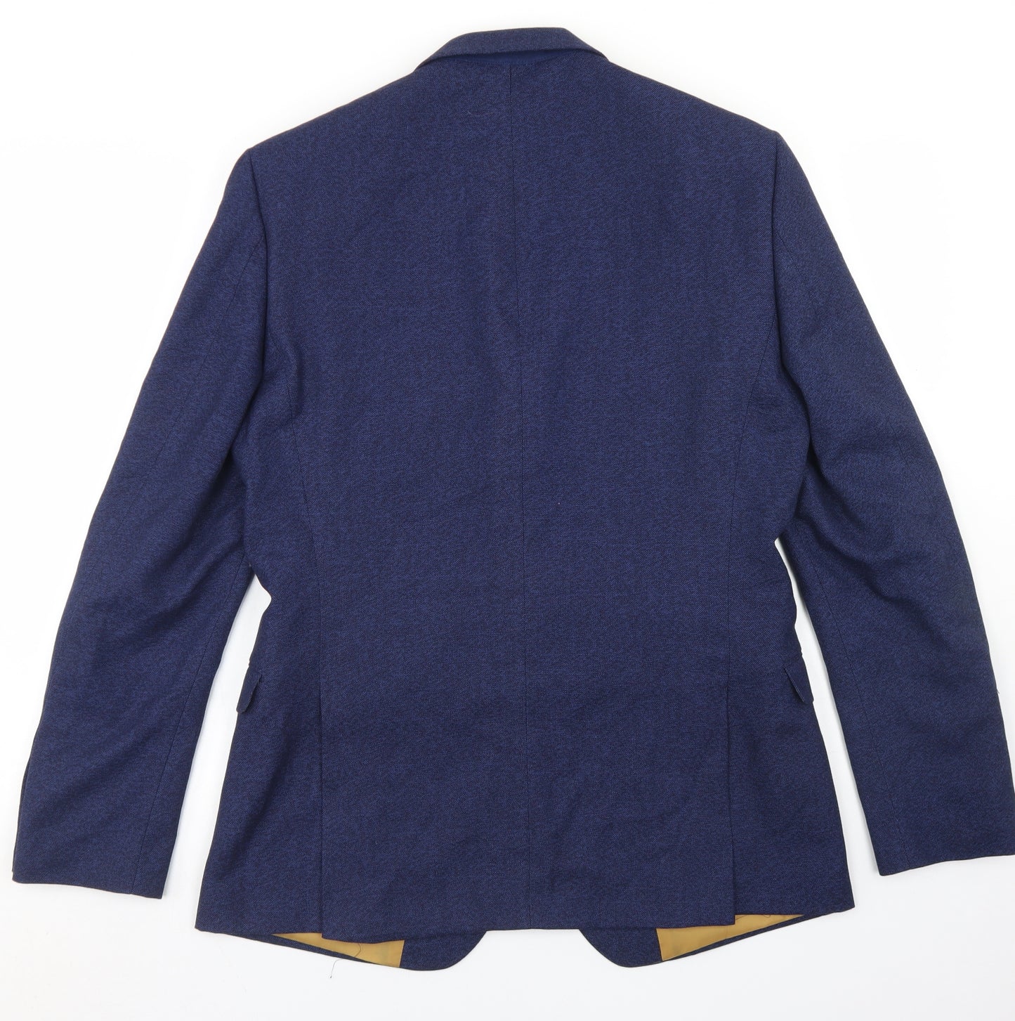 OneSix5ive Mens Blue  Polyester Jacket Blazer Size 40