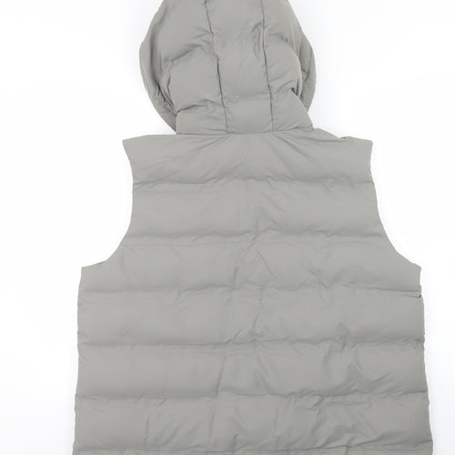 Primark Womens Grey   Gilet Coat Size XL  Zip
