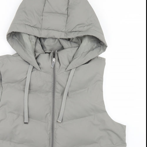 Primark Womens Grey   Gilet Coat Size XL  Zip