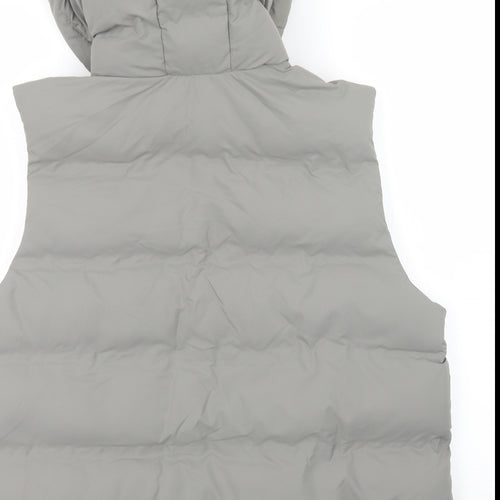 Primark Womens Grey   Gilet Coat Size XL  Zip