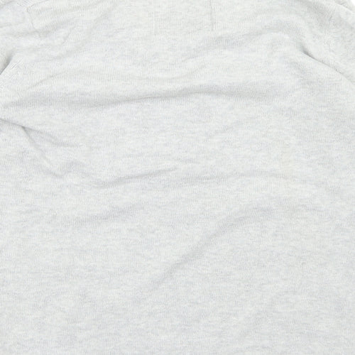Esprit Womens Grey Collared  Cotton Pullover Jumper Size M
