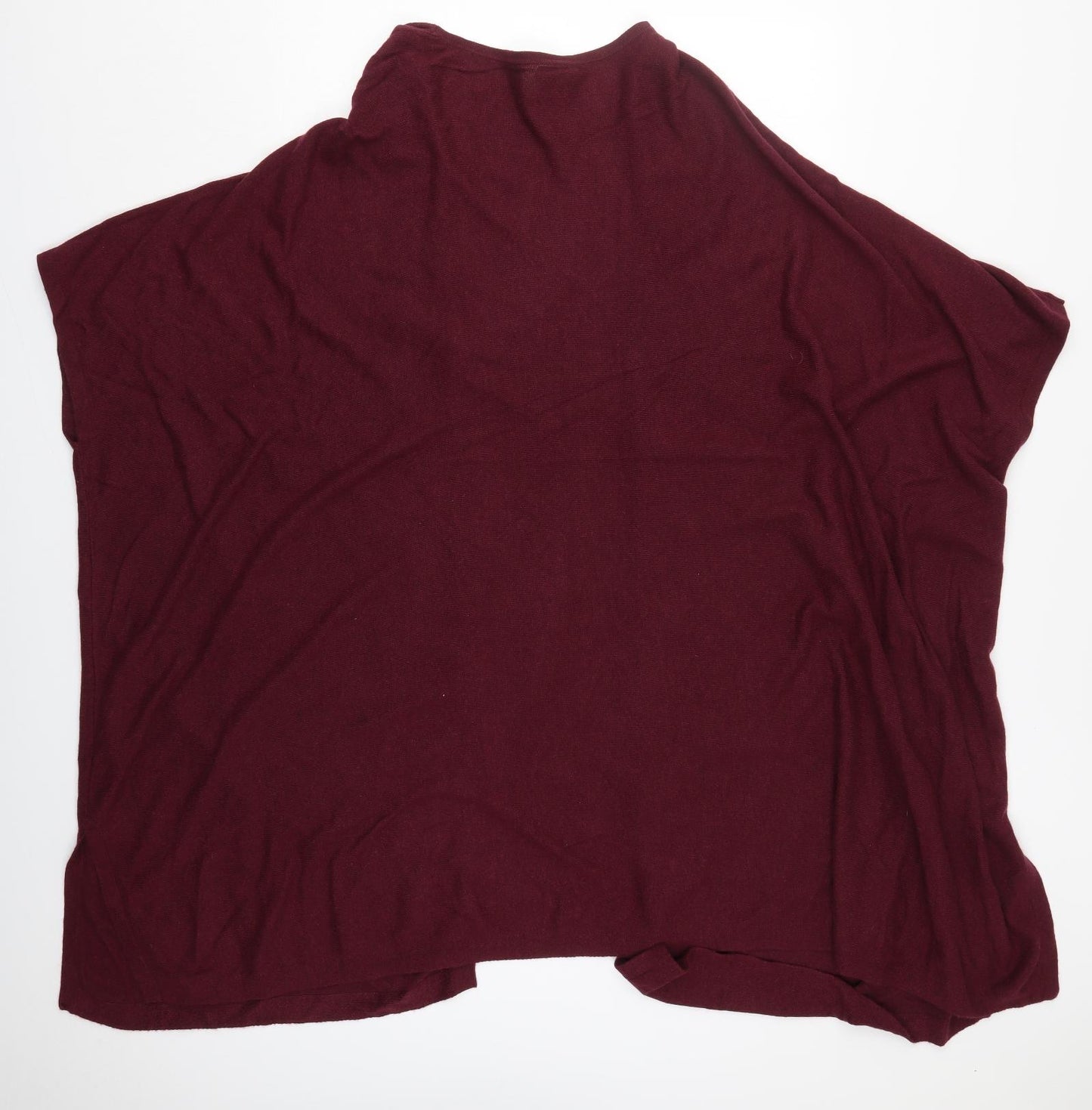 NEXT Womens Red V-Neck  Viscose Cardigan Jumper Size XS