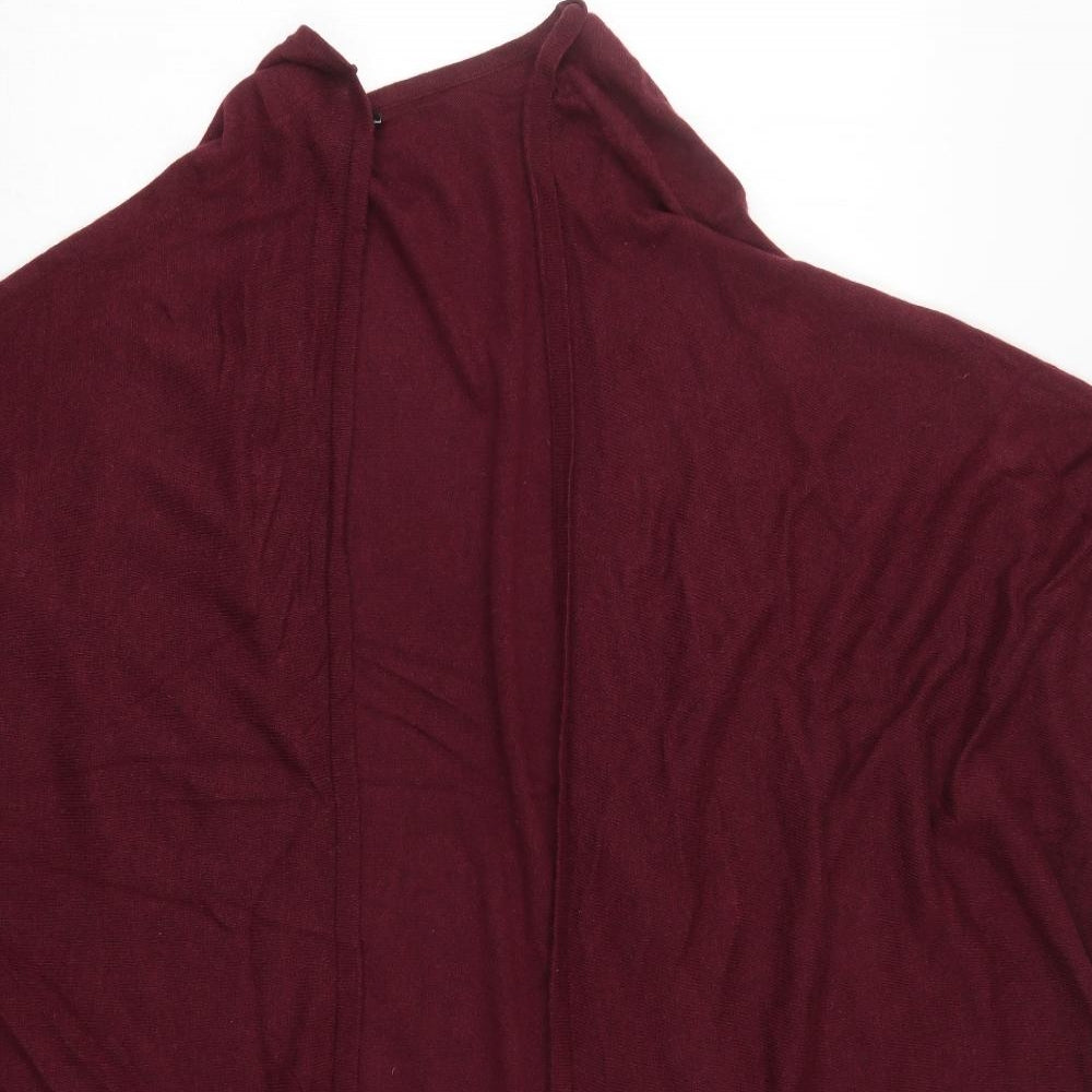 NEXT Womens Red V-Neck  Viscose Cardigan Jumper Size XS