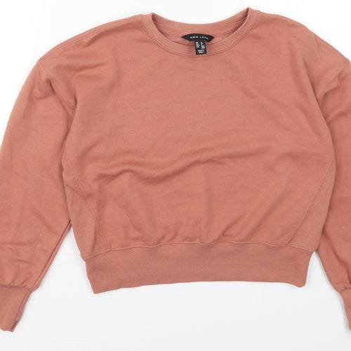 New Look Womens Red  Polyester Pullover Sweatshirt Size 6  Pullover - Terracotta