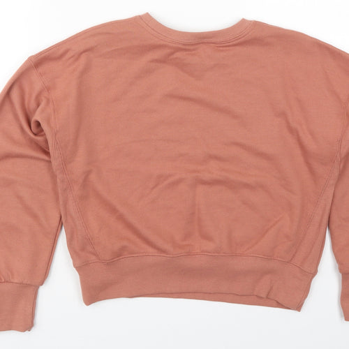New Look Womens Red  Polyester Pullover Sweatshirt Size 6  Pullover - Terracotta