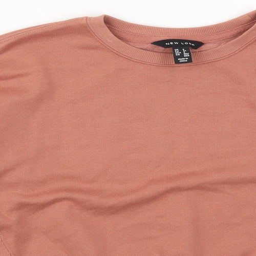 New Look Womens Red  Polyester Pullover Sweatshirt Size 6  Pullover - Terracotta