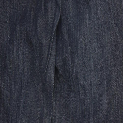 NEXT Womens Blue  Cotton Skinny Jeans Size 12 L30 in Regular Button