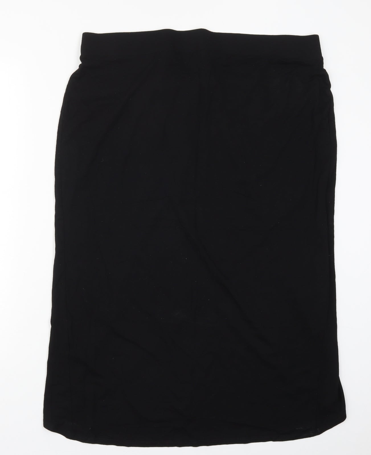 F&F Womens Black  Viscose Straight & Pencil Skirt Size 20