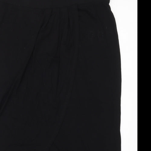 F&F Womens Black  Viscose Straight & Pencil Skirt Size 20