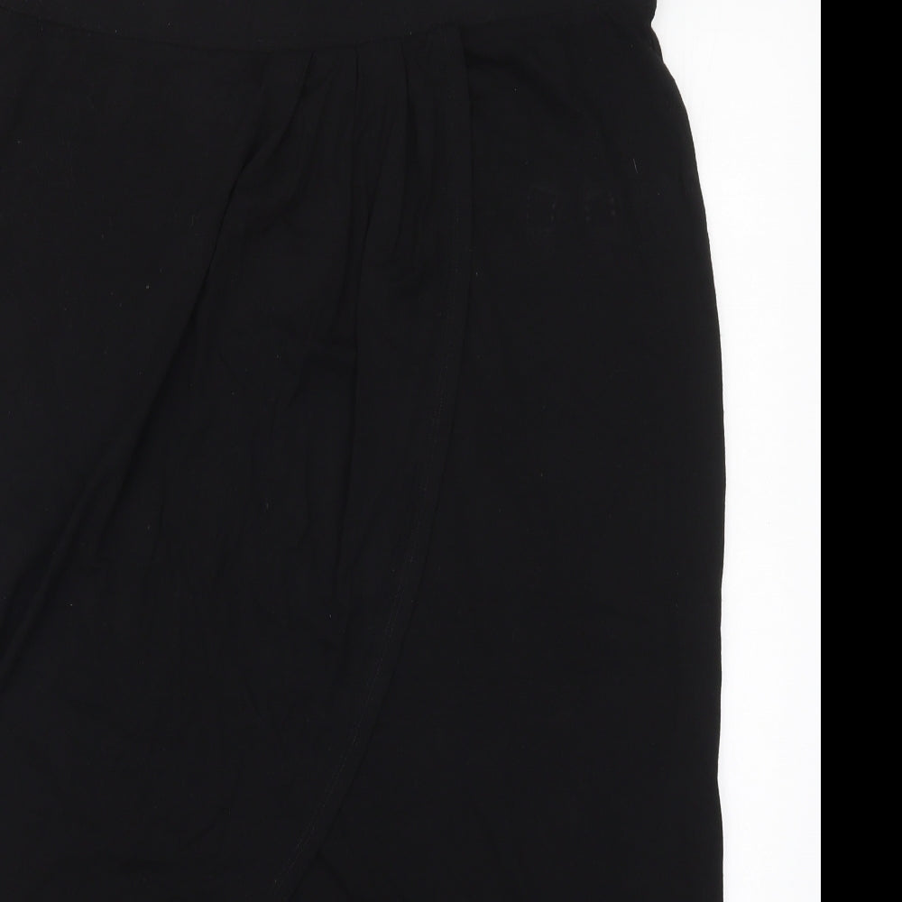F&F Womens Black  Viscose Straight & Pencil Skirt Size 20