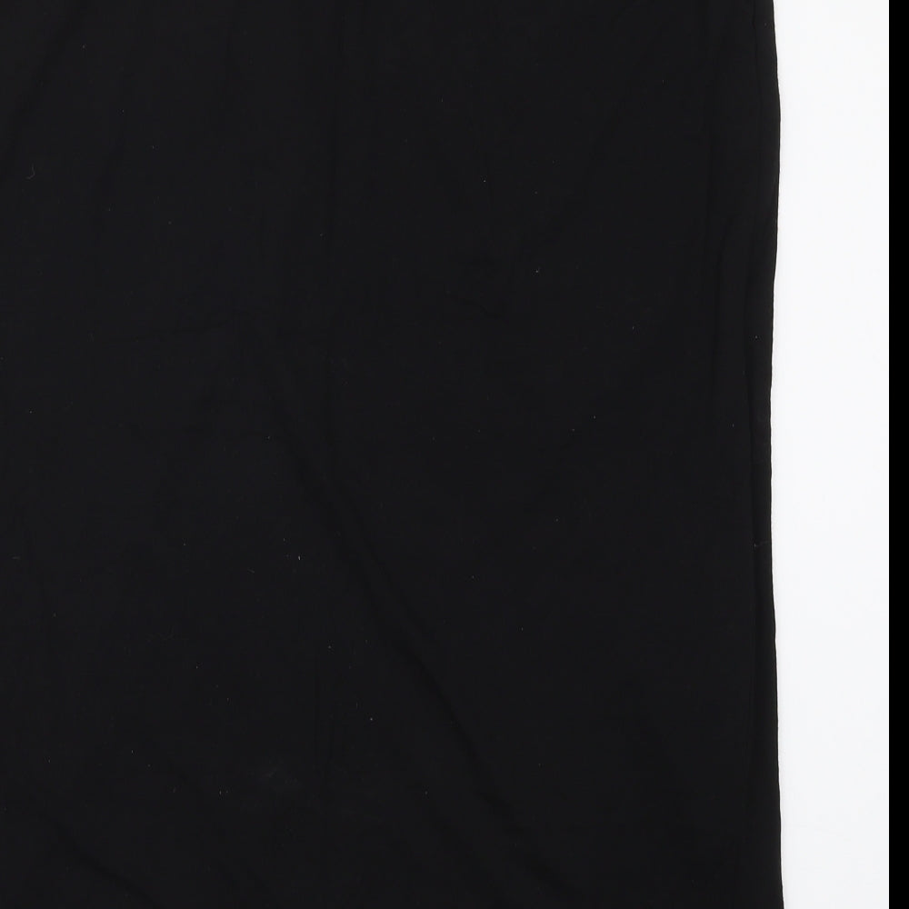 F&F Womens Black  Viscose Straight & Pencil Skirt Size 20