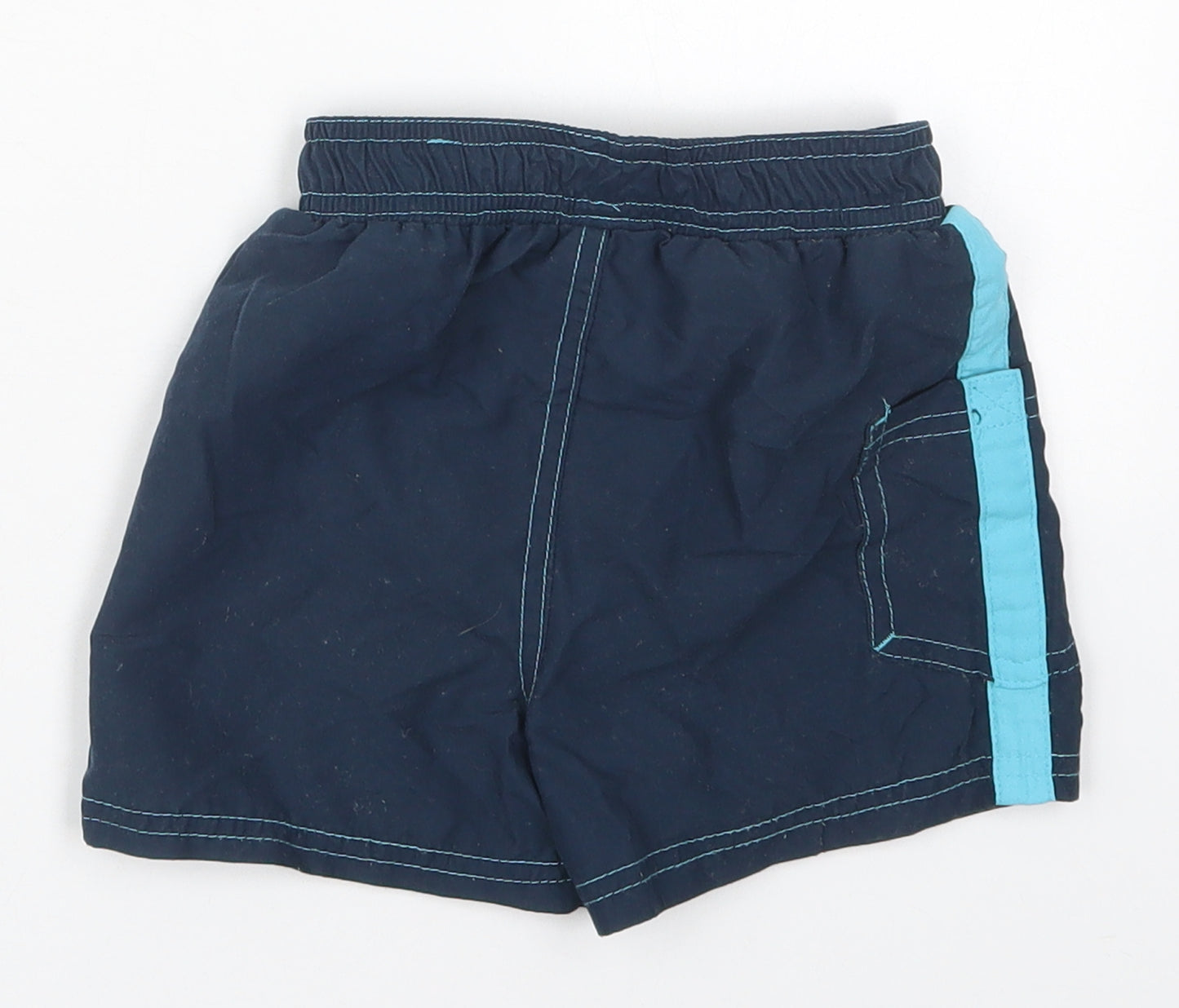 Preworn Boys Blue  Polyester Utility Shorts Size 2-3 Years  Regular  - Swim Shorts