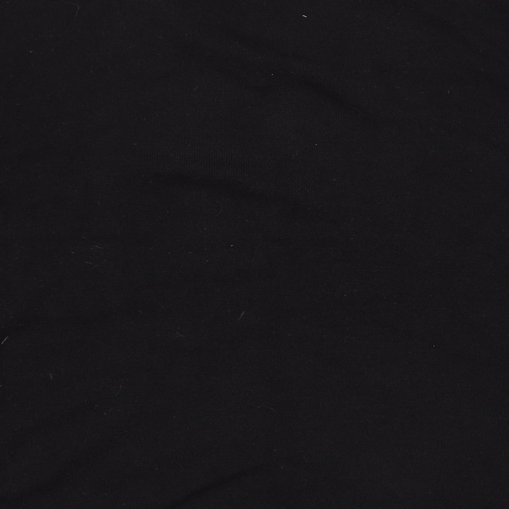 Cedar Wood State Mens Black V-Neck  Acrylic Pullover Jumper Size 2XL