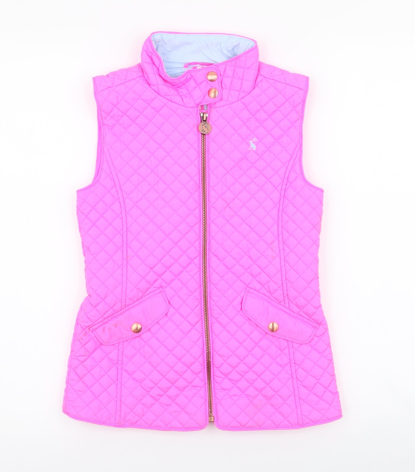 Joules Girls Pink   Gilet Jacket Size 9-10 Years  Zip
