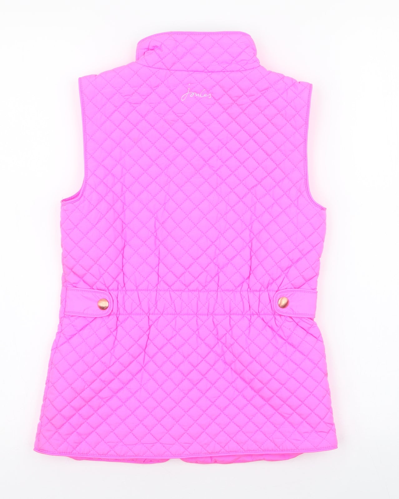 Joules Girls Pink   Gilet Jacket Size 9-10 Years  Zip