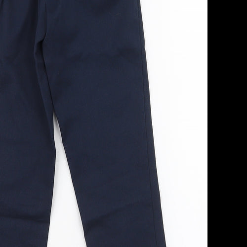Marks and Spencer Boys Blue  Polyester Dress Pants Trousers Size 5-6 Years  Regular Pullover - School trousers
