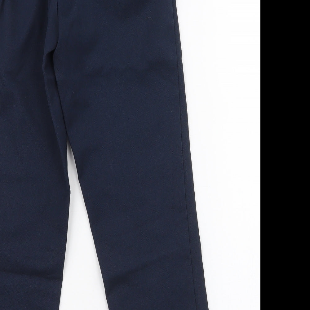 Marks and Spencer Boys Blue  Polyester Dress Pants Trousers Size 5-6 Years  Regular Pullover - School trousers