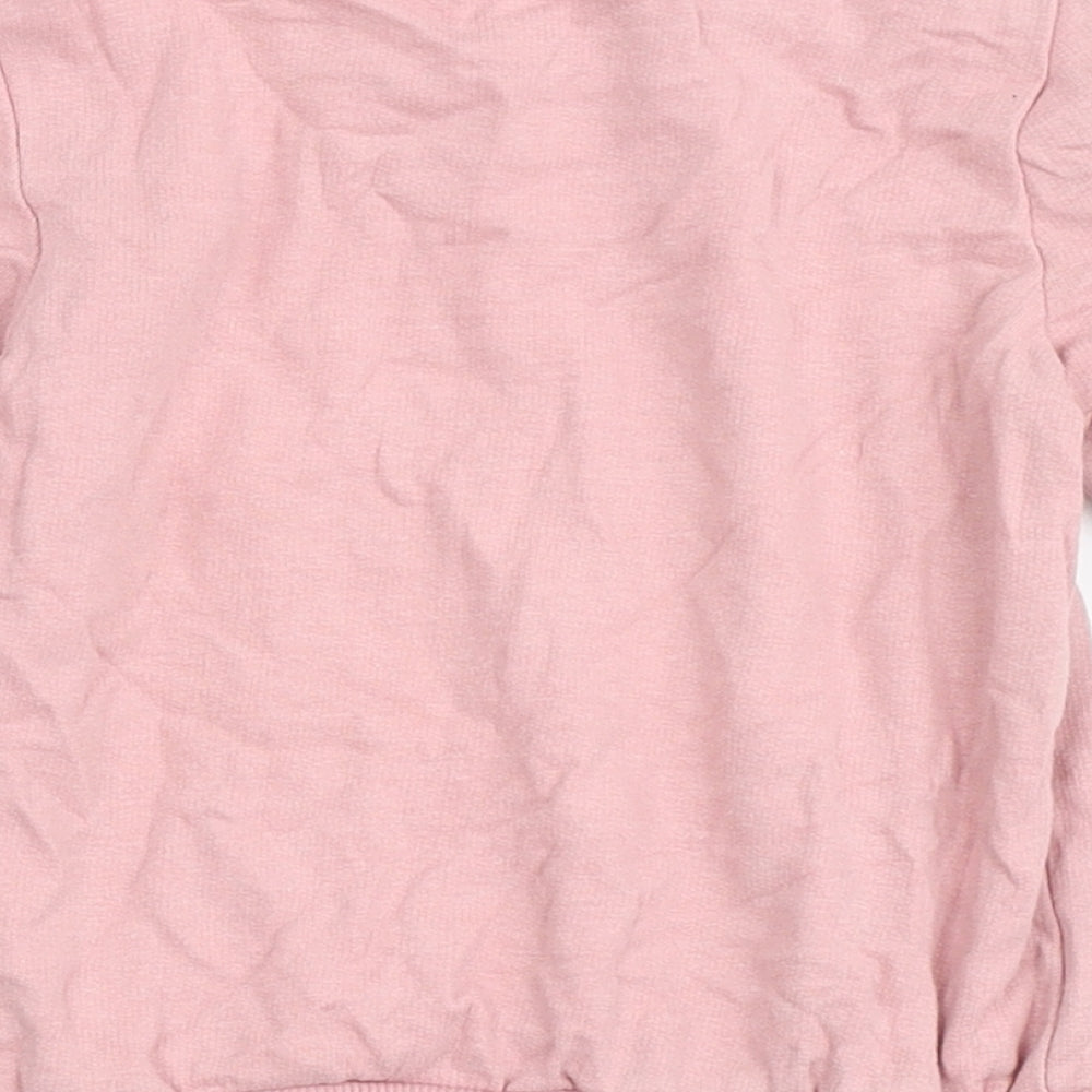 Disney Baby Girls Pink  100% Cotton Pullover T-Shirt Size 12-18 Months Round Neck Snap - Bambi, Sweater