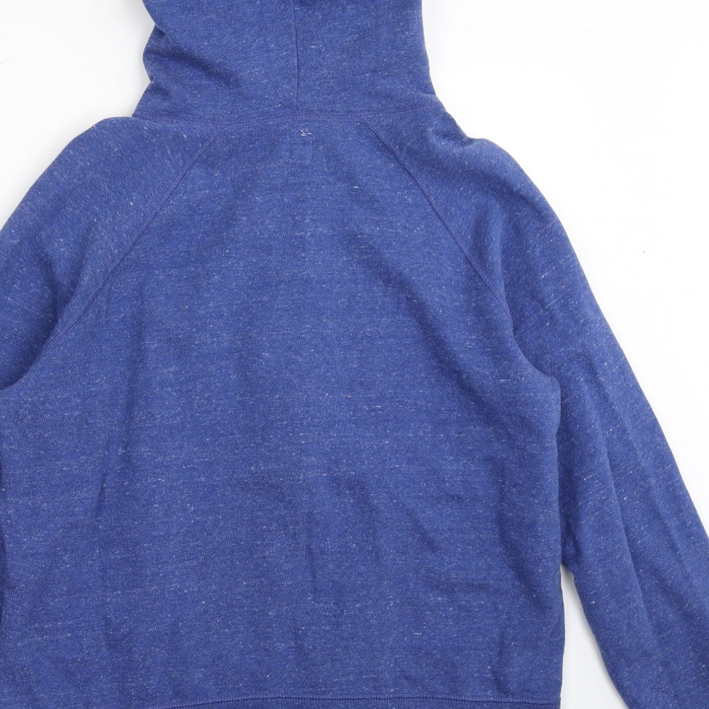 Gap Womens Blue  Cotton Full Zip Hoodie Size L  Zip
