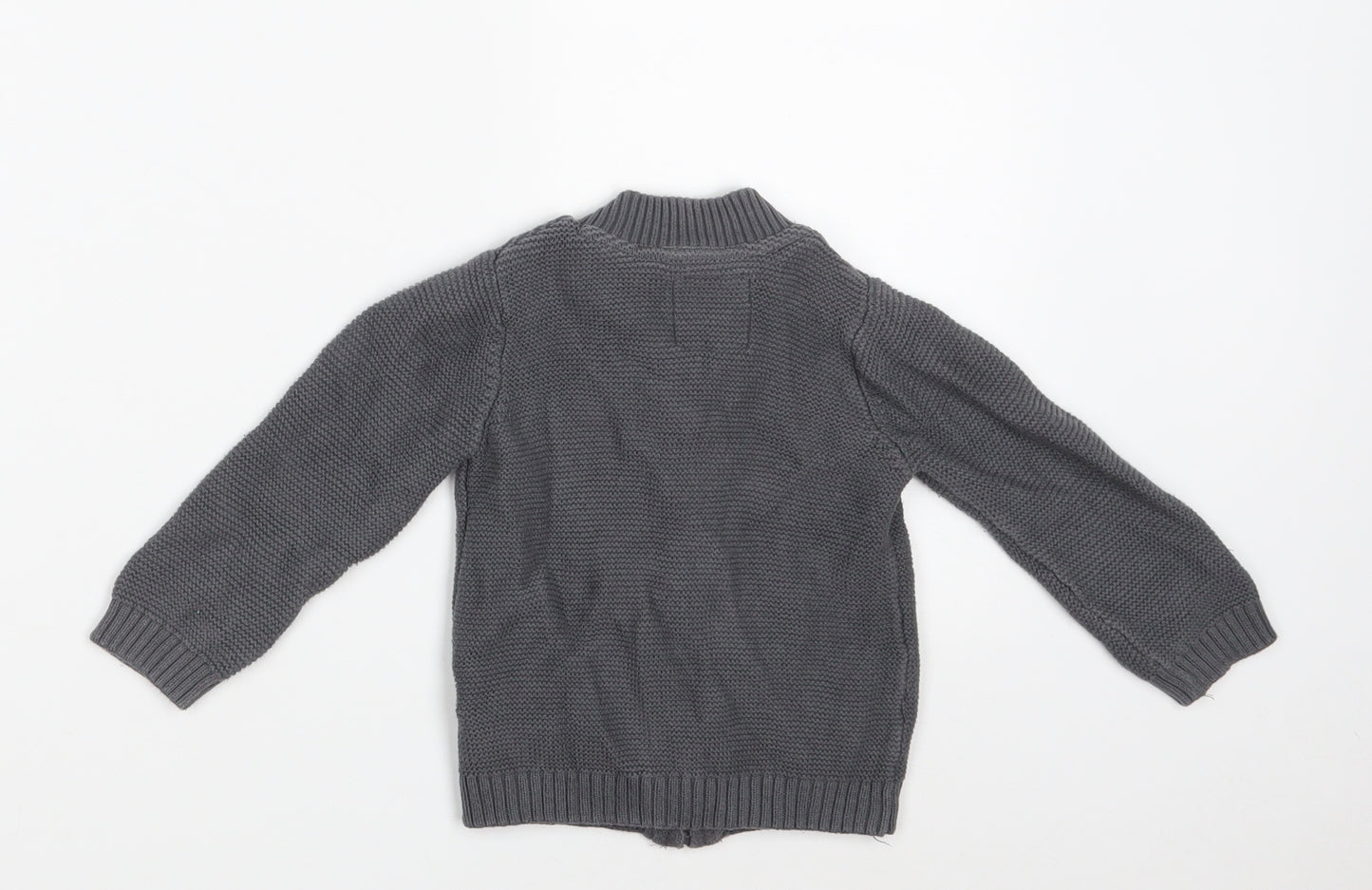 Fred & Flo Baby Grey   Jacket Coat Size 9-12 Months   Zip