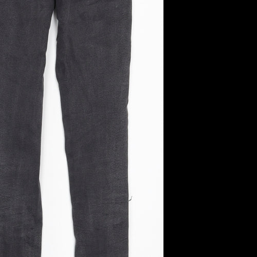 Denim Co. Womens Grey  Cotton Jegging Jeans Size 10 L25 in Slim Zip