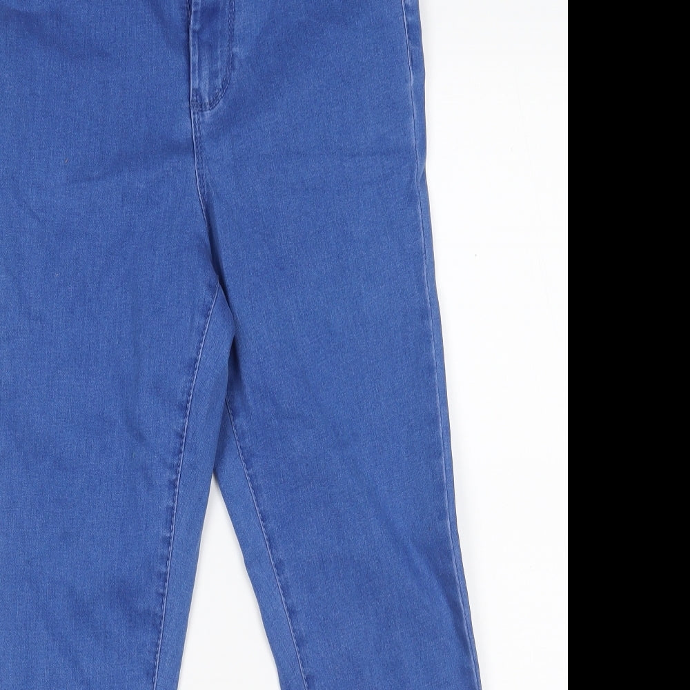 Denim Co. Womens Blue  Cotton Jegging Jeans Size 10 L23 in Slim Zip